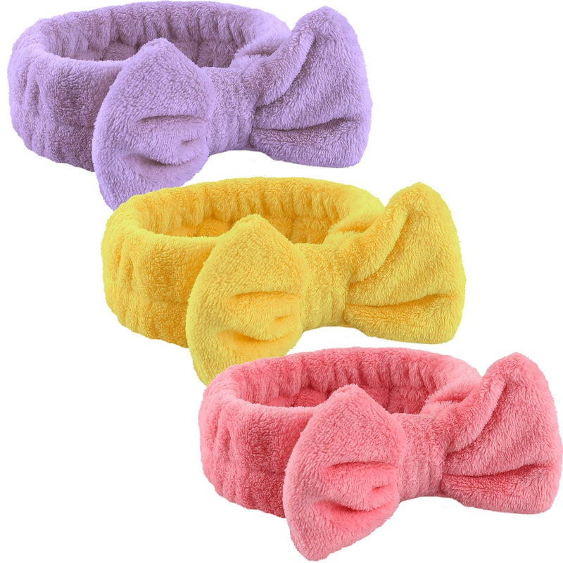 WSYUB Spa Headband Makeup Headband for Washing Face Bow Headbands for Women Skincare Headbands