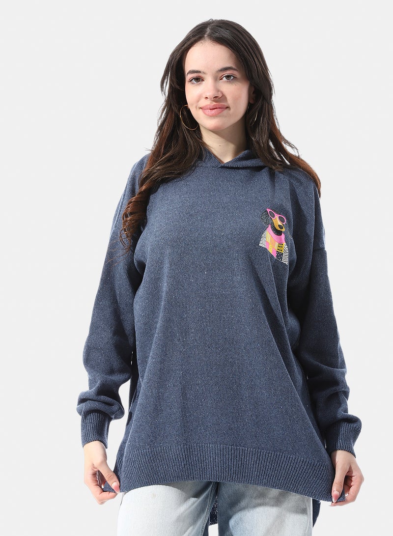 Andora High Low Slip On Hooded Pullover - Image 1