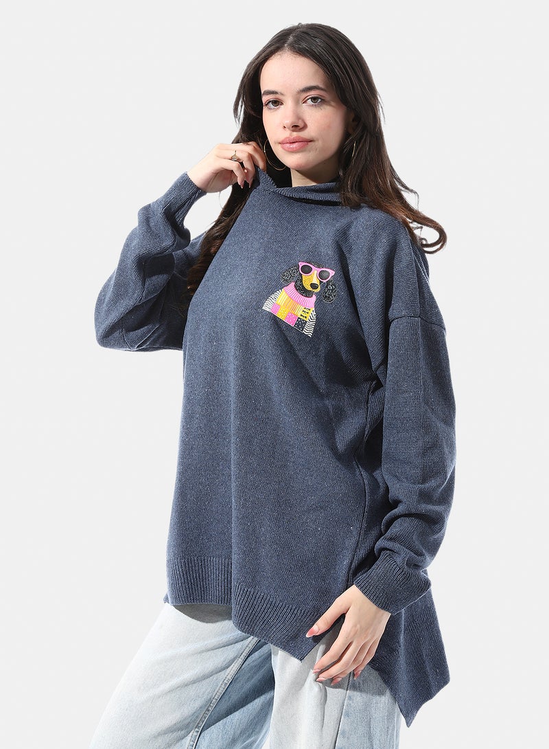Andora High Low Slip On Hooded Pullover - Image 2