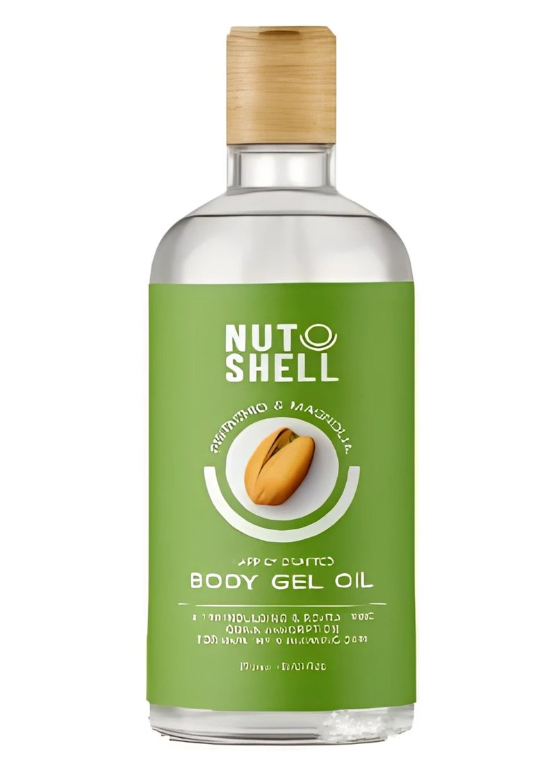 NUT SHELL Pistachio & Magnolia Body Gel Oil - 250 Ml
