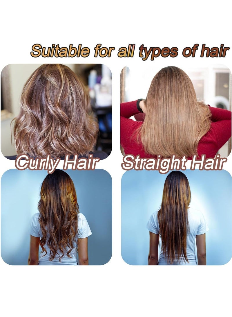 BONITO Round Brush for Short Hair, Round Styling Hair Brush Curling Roller Hairbrush Small Wood Brush, Unisex Round Wooden Hair Styling Tool Curling Hair Brush for Blow Drying Home Use - Image 4