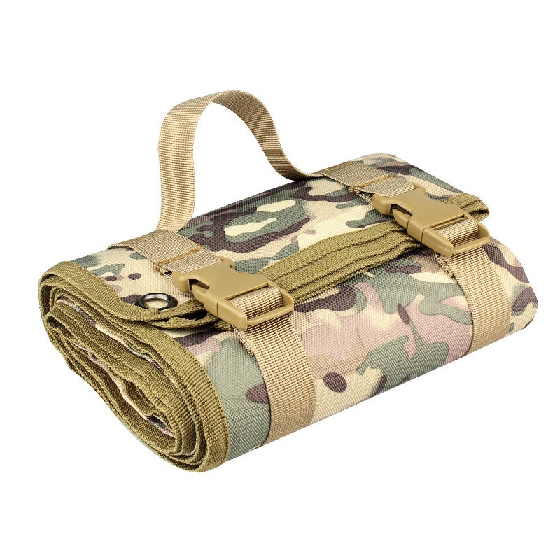 Generic Cross-border new portable outdoor equipment wear-resistant tactical shooting mat camping camping waterproof moisture-proof mat picnic mat CP 