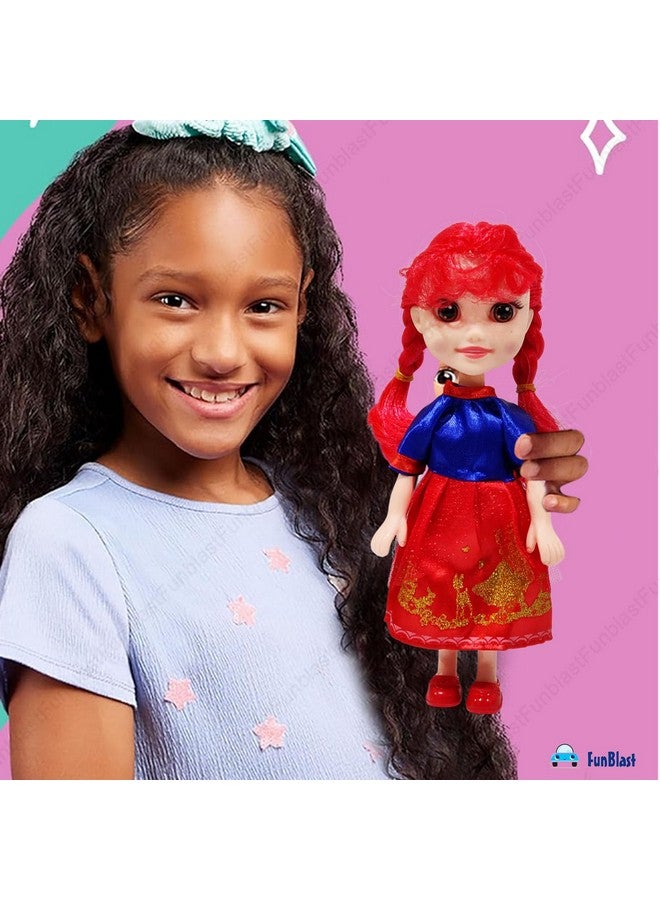 FunBlast Beautiful Doll Set with Musical Magic Wand, Girl Doll with Lighting & Music Wand for Kids, Musical Wand for Kids, Realistic Doll Toys for Girls - Color & Design of Wand May Vary - Image 4