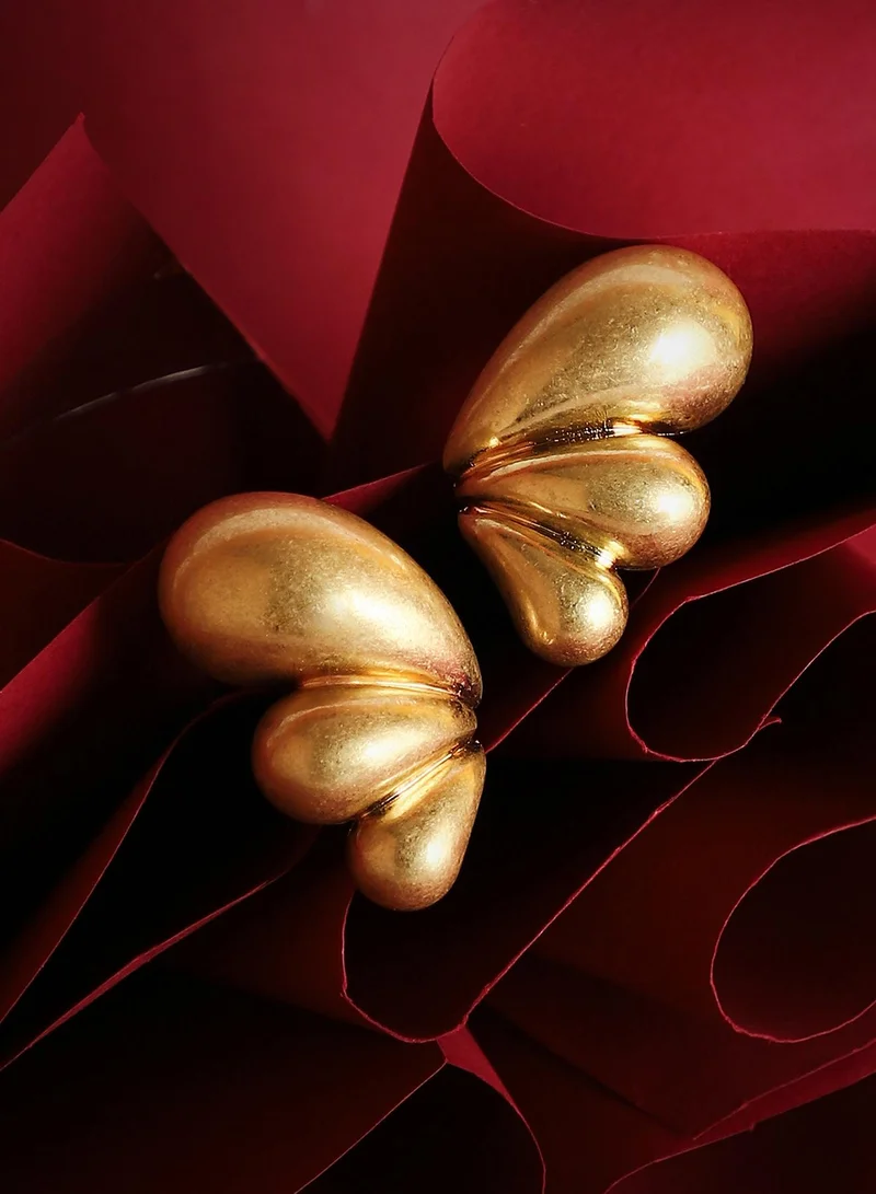 سوهي أقراط صناعية بتصميم قطرة الماء المنتفخة