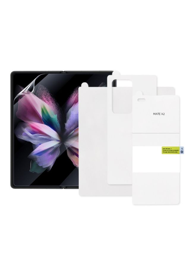 HuHa Screen Protector Full Screen Protector Explosion-proof Hydrogel Film For Huawei Mate X2(Internal+External Screen)