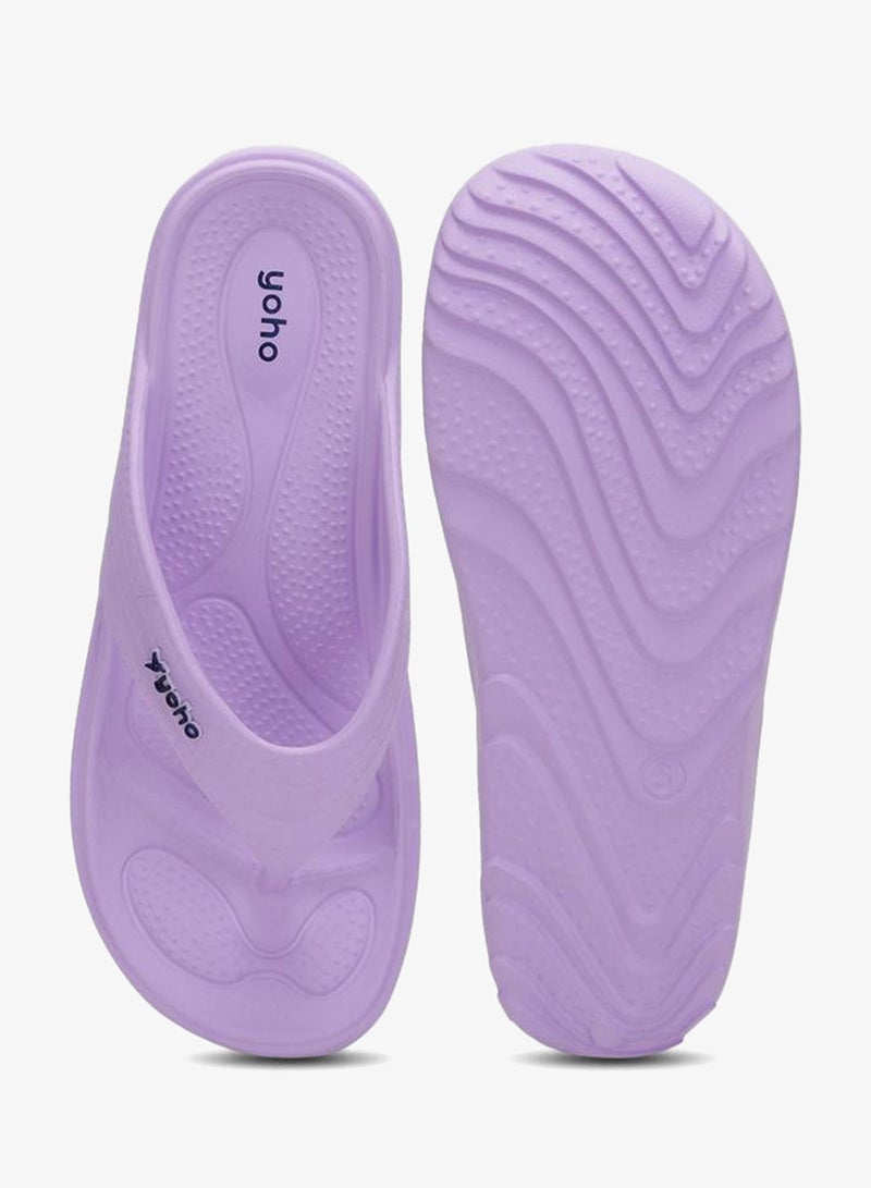 YOHO Purple Drizzle Soft Slippers - Image 3