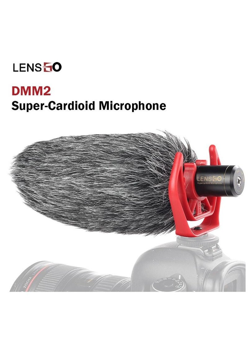 لينسجو - ميكرفون LensGO LYM-DMM2 من نوع Super-cardiod لكاميرات الفيديو و DSLR والهاتف الجوال - Image 1
