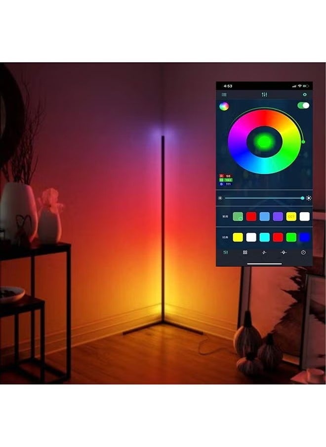 Generic Bluetooth Control LED Light Corner Lamp Multicolour  - Image 1