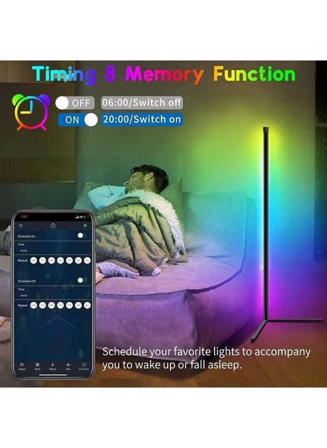 Generic Bluetooth Control LED Light Corner Lamp Multicolour  - Image 3