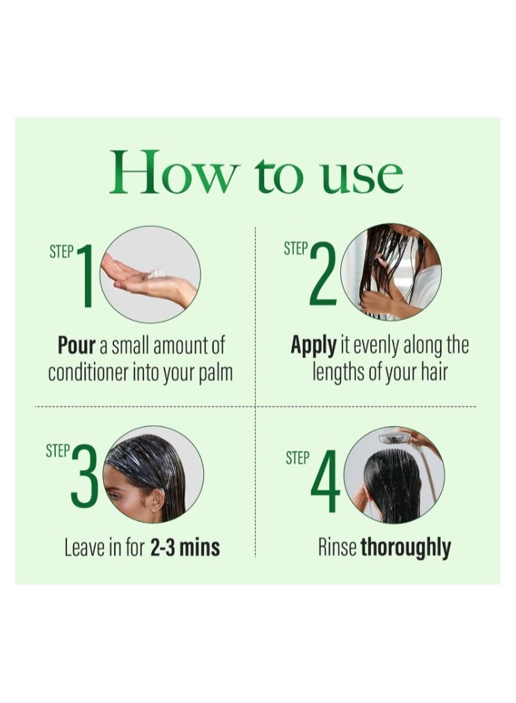 Emami Kesh King Ayurvedic Anti-Hairfall Conditioner 200ml | With Aloe Vera | Reduces Hair Fall, Controls Frizz & Leaves Hair Silky, Smooth & Shiny - Image 5