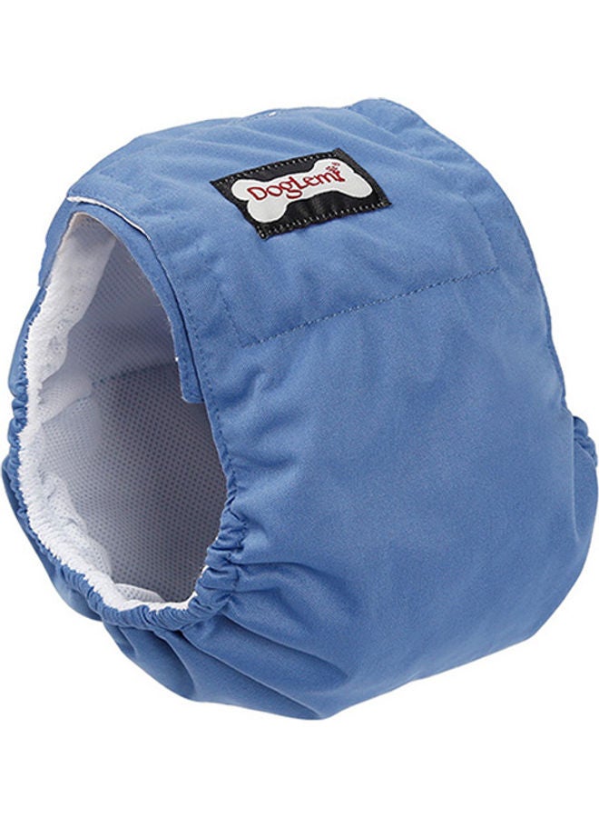 NIBEMINENT Washable Wrap Waterproof Toilet Training Dog Physiological Pant Blue 25 x 18cm - Image 1