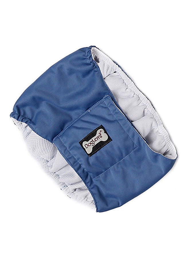 NIBEMINENT Washable Wrap Waterproof Toilet Training Dog Physiological Pant Blue 25 x 18cm - Image 5