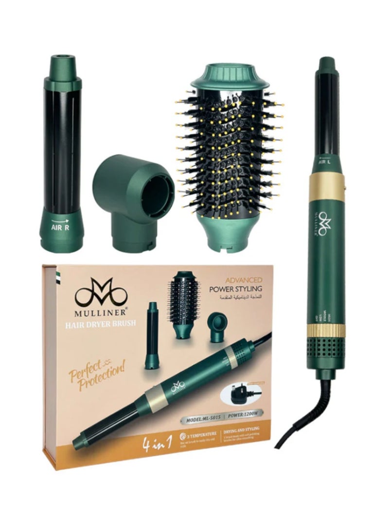 Mulliner New 4 in 1  Advanced Power Styling Hair Dryer Brush ML-5015 - Image 1