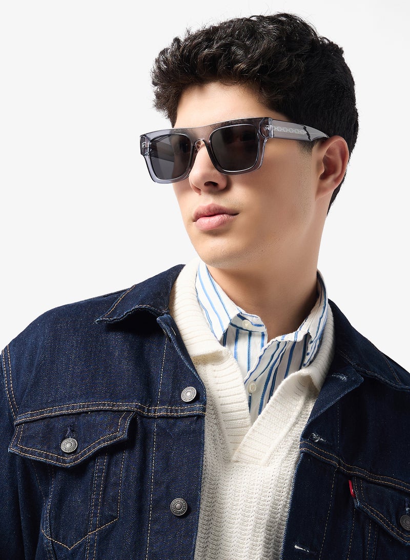 Robert Wood Polarized Lens Square Wayfarer Sunglasses - Image 5