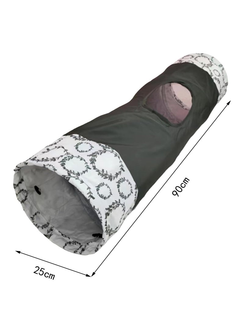 A.M Interactive Cat Tunnel Pad Foldable Tube Cat Nest Mat Toy for Small Animals Indoor Cats, Oxford Cloth - Image 2
