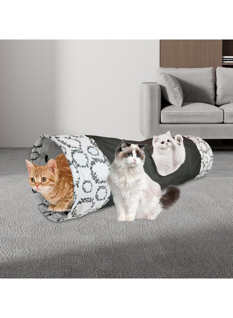 A.M Interactive Cat Tunnel Pad Foldable Tube Cat Nest Mat Toy for Small Animals Indoor Cats, Oxford Cloth - Image 4