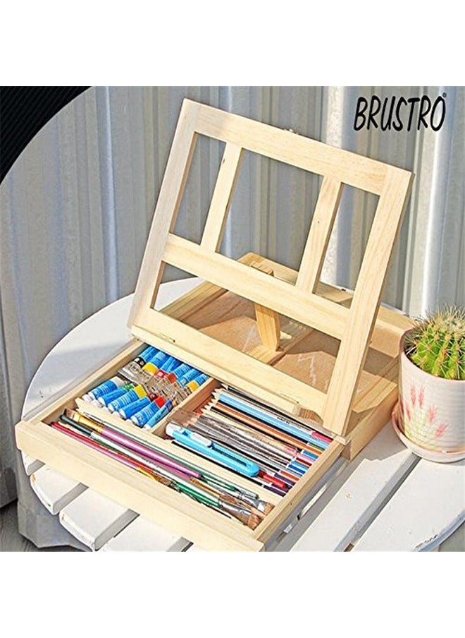 بروسترو حامل مكتب صغير من Brustro Artists، يحمل لوحات قماشية يصل طولها إلى 11.8 بوصة  - Image 2
