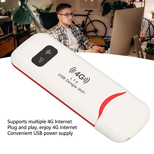 Yoidesu 4G LTE USB Modem, Portable Router Mobile Internet Devices for Home Travel Office, Mobile Hotspot Network Router with SIM Card Slot, Support 10 Devices - Image 4