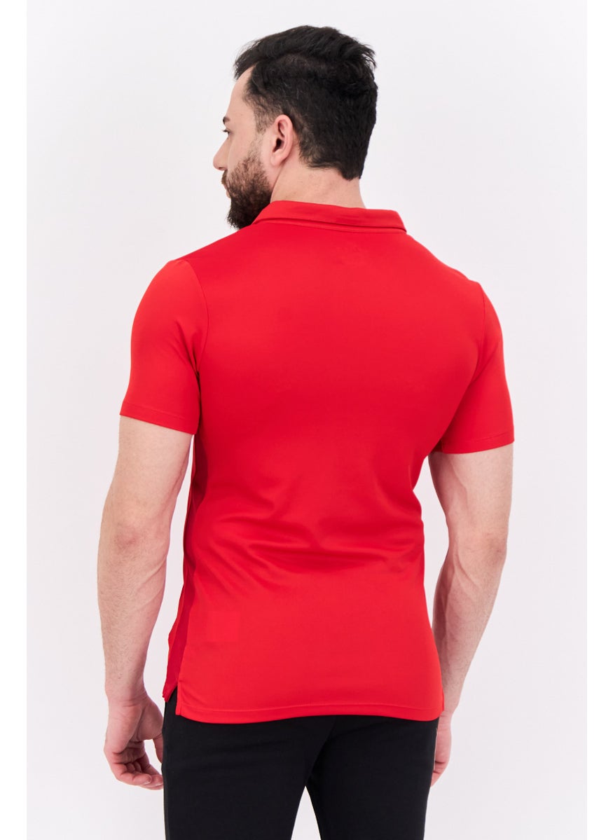 Men Dri Fit Short Sleeve Football Polo Shirts, Red - pzsku/ZFF668328BD2D4B2CCA45Z/45/_/1737642204/d3b2ba2e-e07e-43af-b0ff-a53de2e31fb3