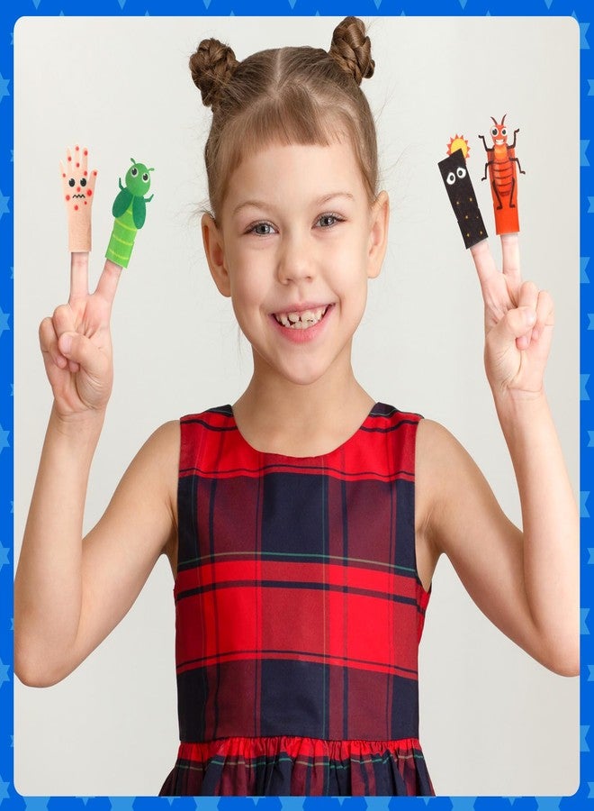 AUGSUN 30-Piece Passover Craft Kit, 10 Vibrant Designs Felt Finger Toys for Storytelling Passover Party Decorations and Educational Fun - Image 4