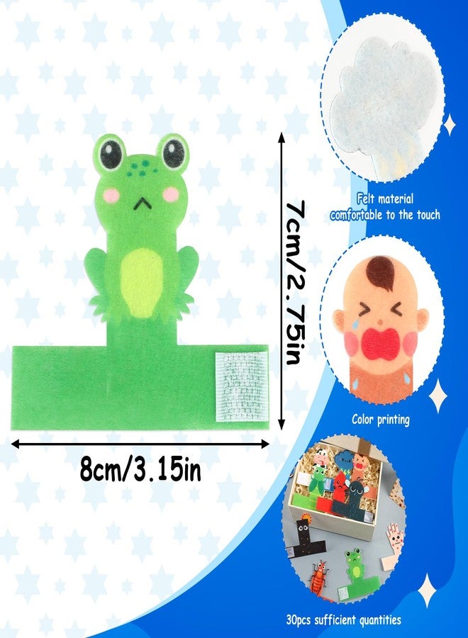 AUGSUN 30-Piece Passover Craft Kit, 10 Vibrant Designs Felt Finger Toys for Storytelling Passover Party Decorations and Educational Fun - Image 2