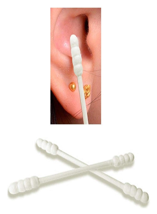 600ct Cotton Swabs Double Grooved Tipped Applicator Q Tip Safety Ear Wax Remover - Image 1