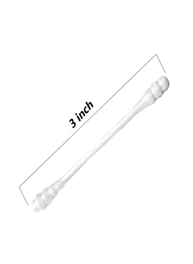 600ct Cotton Swabs Double Grooved Tipped Applicator Q Tip Safety Ear Wax Remover - Image 2