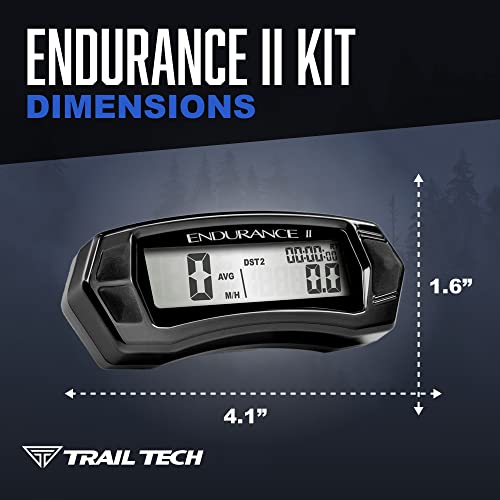 Trail Tech 202-112 Endurance II Digital Gauge Speedometer Kit - Image 5