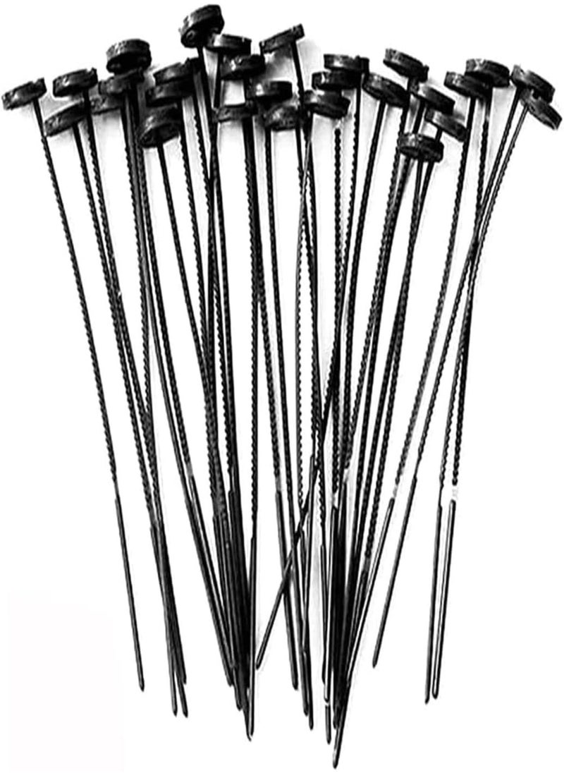 Quick Button Fastening Tool, No-sew Button Fastening Tool, No-sew Button (Black, 30 Pieces), Button Fastener, Button Attacher Tool No Sew, Button Fastener Tool