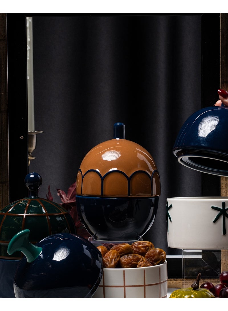 بلندز وعاء تقديم تمر مع غطاء من ميرلان - Image 5