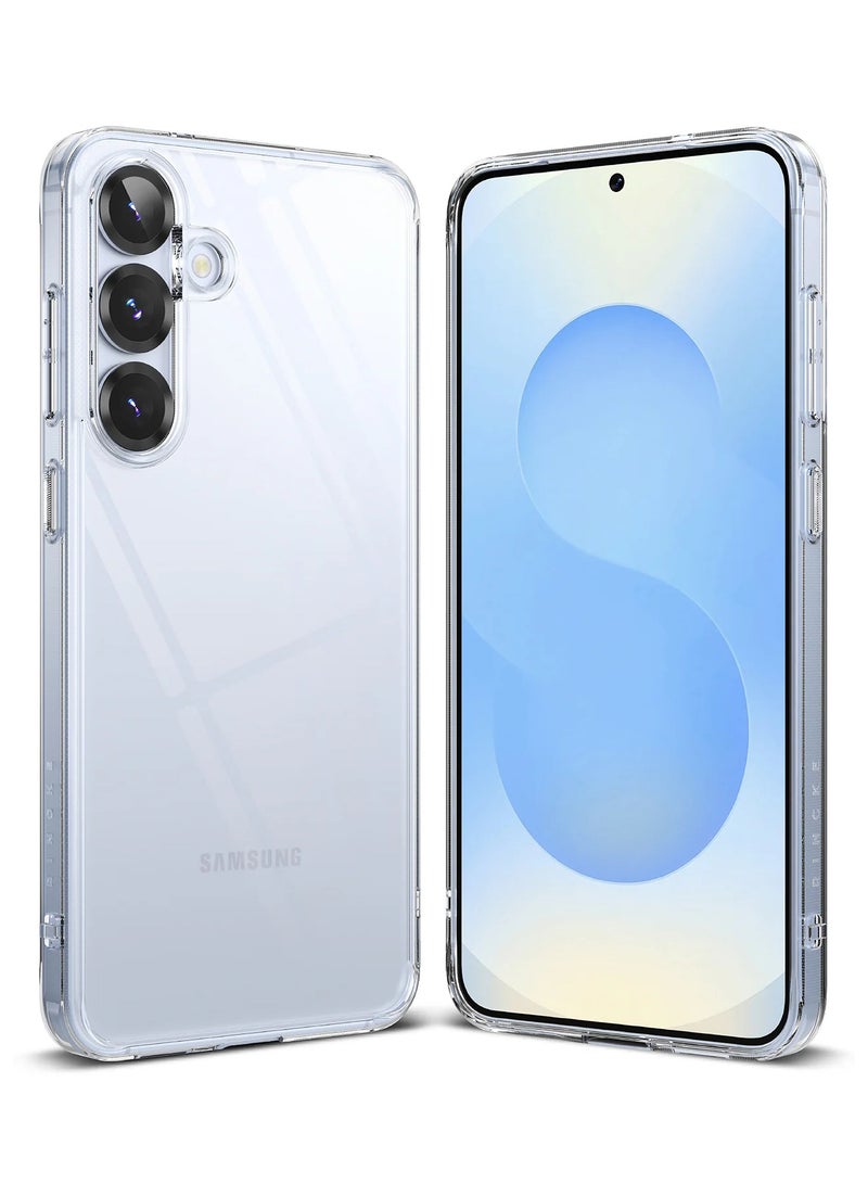 Transparent Back Cover with Reinforced Edges for Drop Protection Compatible with Galaxy S25 - Image 2