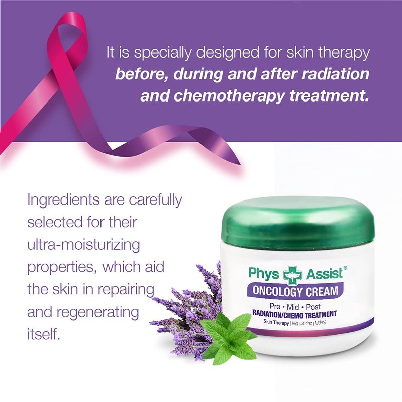 PhysAssist Oncology Cream 4 oz plus Lip Balm. Hydrates and Pampers Stressed skin. Made with a blend of natural Botanicals. Clinically Tested, Non Irritant. - Image 5