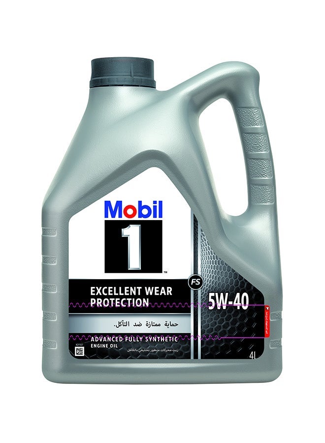 mobil 1 Excellent Wear Synthetic Motor Oil 5W-40 4L & ENGINE OIL FILTER Peugeot 301 - 3008 - 5008 - 508 / Citroën C-Elysée - C5 - C4 / DS7 / Opel Grand Land / Mini Cooper R56 2006-2013  - Made In France Bundle - Image 2