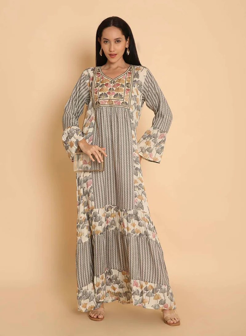 HANA & SARA Elegant & comfy arabic kaftan jalabiya dress for womens