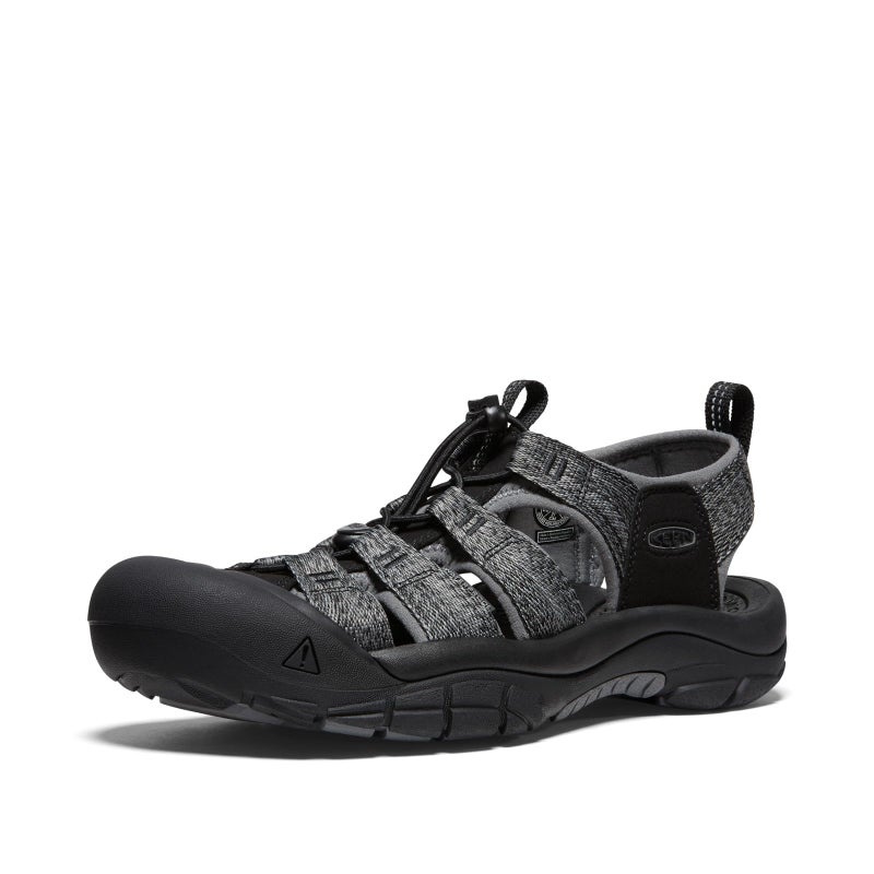 KEEN Mens Newport H2 Closed Toe Water Sandals BlackSteel Grey 12