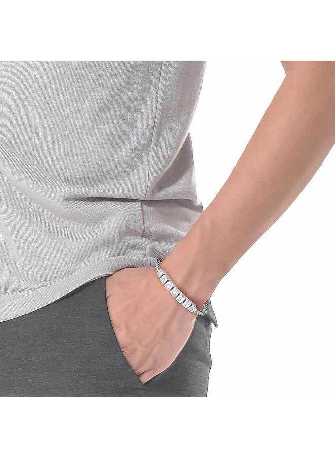 LACOSTE SCRIPT Collection Bracelet STAINLESS STEEL