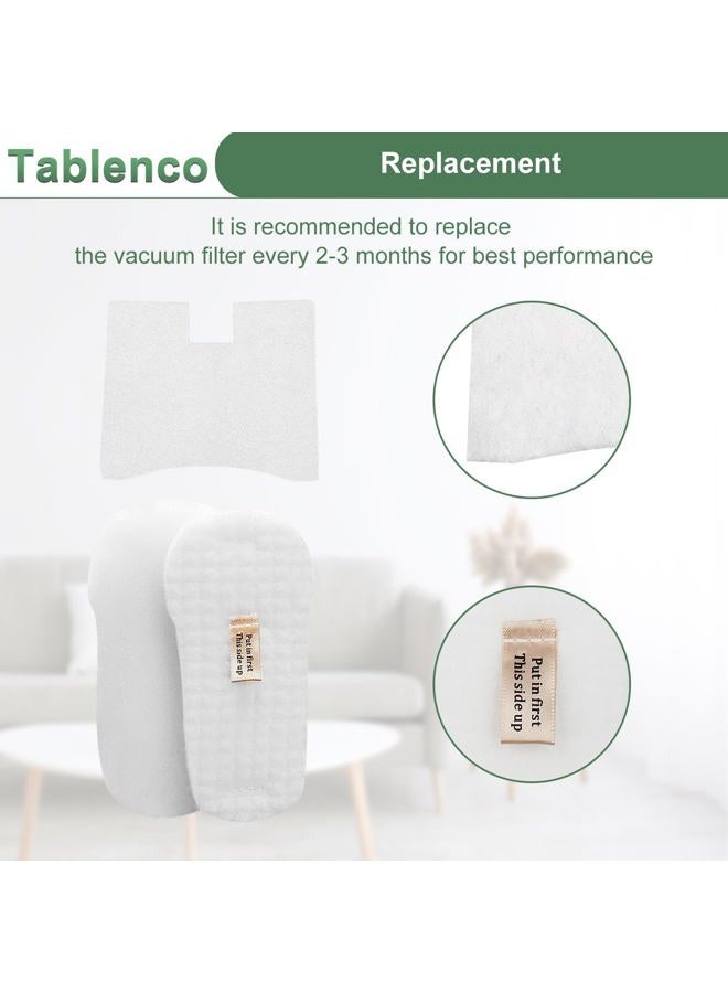 Tablenco for Shark HZ602 Filter Replacement Ultralight Pet Pro Corded Stick Vacuum and HZ2002 Vertex DuoClean PowerFins fit HZ2000 HZ251 HZ250 HH200 HH202 XFFKHZ2000 XPMFHZ2000 6 Foam Felt 6 Motor Filters Kit - Image 4