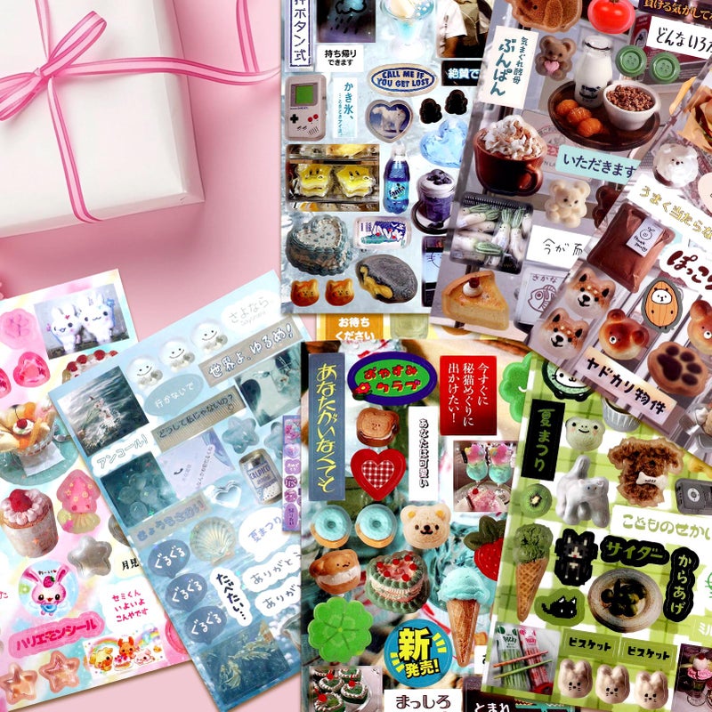 Tmtains 800Pcs Cute Scrapbook Stickers Travel Y2k Japanese Sticker Book for Adult Kawaii Korean Stickers for Journaling Heisei Retro Aesthetic Sticker Manga Style Decor for DIY Craft Junk Journal Gifts Parade - Image 4