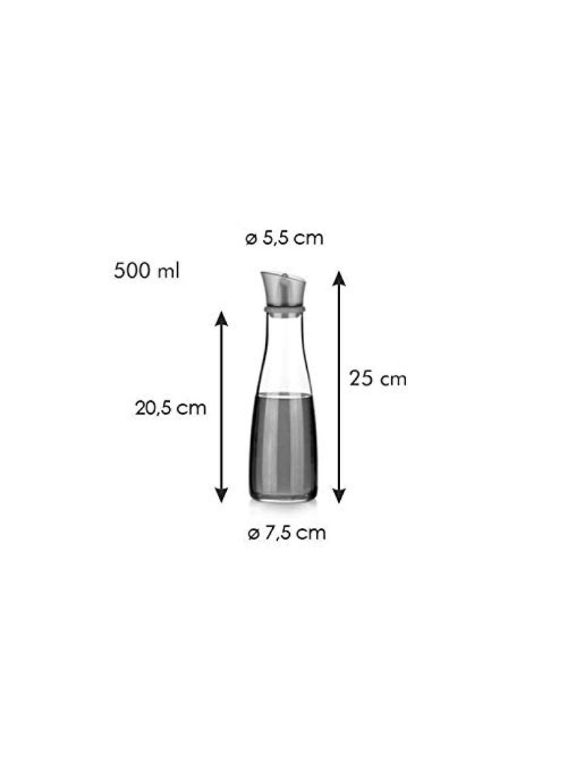 Tescoma Oil Dispenser Bottle, with no-drip Spout, made of glass 500ml (17oz) - Image 3