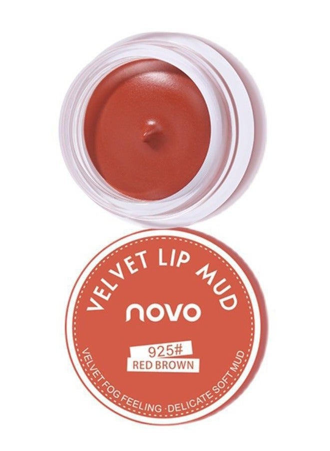 نوفو بطن شفاه مخملي ملمع شفاه، أحمر مغربي - Image 3