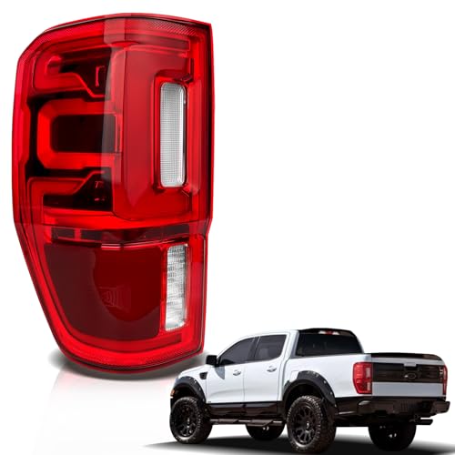 STRAUTOS LED Tail Lights Compatible with 2019-2023 Ford Ranger XLT Lariat w/Blind Spot (Module NOT Included) Rear Brake Lamp Signal Assembly ‎Taillights Replace KB3Z13405G FO2800275 (Left Driver Side) - Image 1