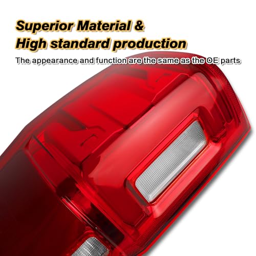 STRAUTOS LED Tail Lights Compatible with 2019-2023 Ford Ranger XLT Lariat w/Blind Spot (Module NOT Included) Rear Brake Lamp Signal Assembly ‎Taillights Replace KB3Z13405G FO2800275 (Left Driver Side) - Image 4