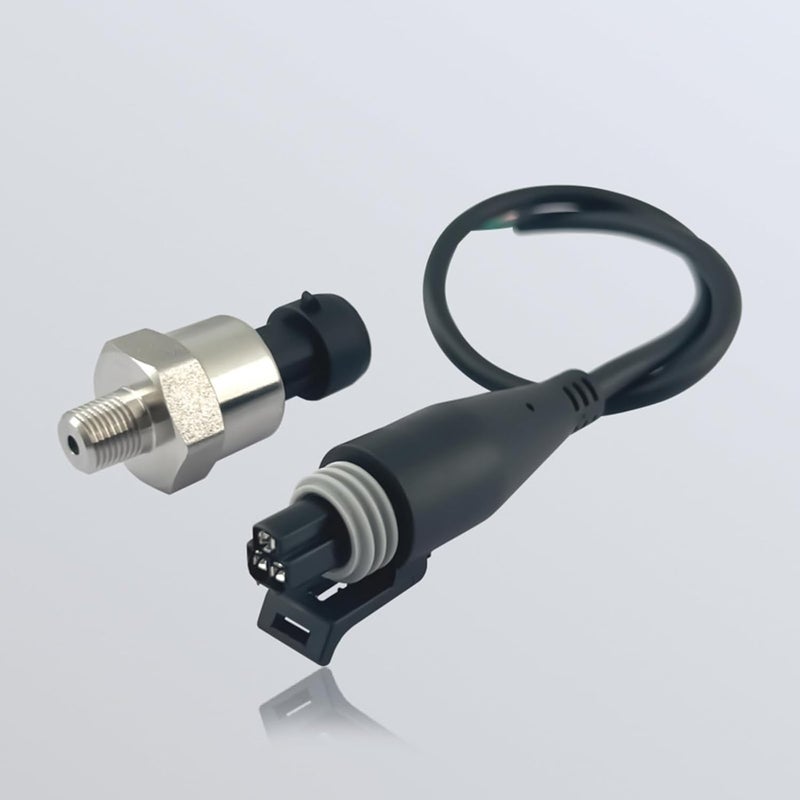 1 8 جهاز إرسال محول ضغط سيراميكي ملولب 500 رطل لكل بوصة مربعة نطاق قياس واسع - Image 4