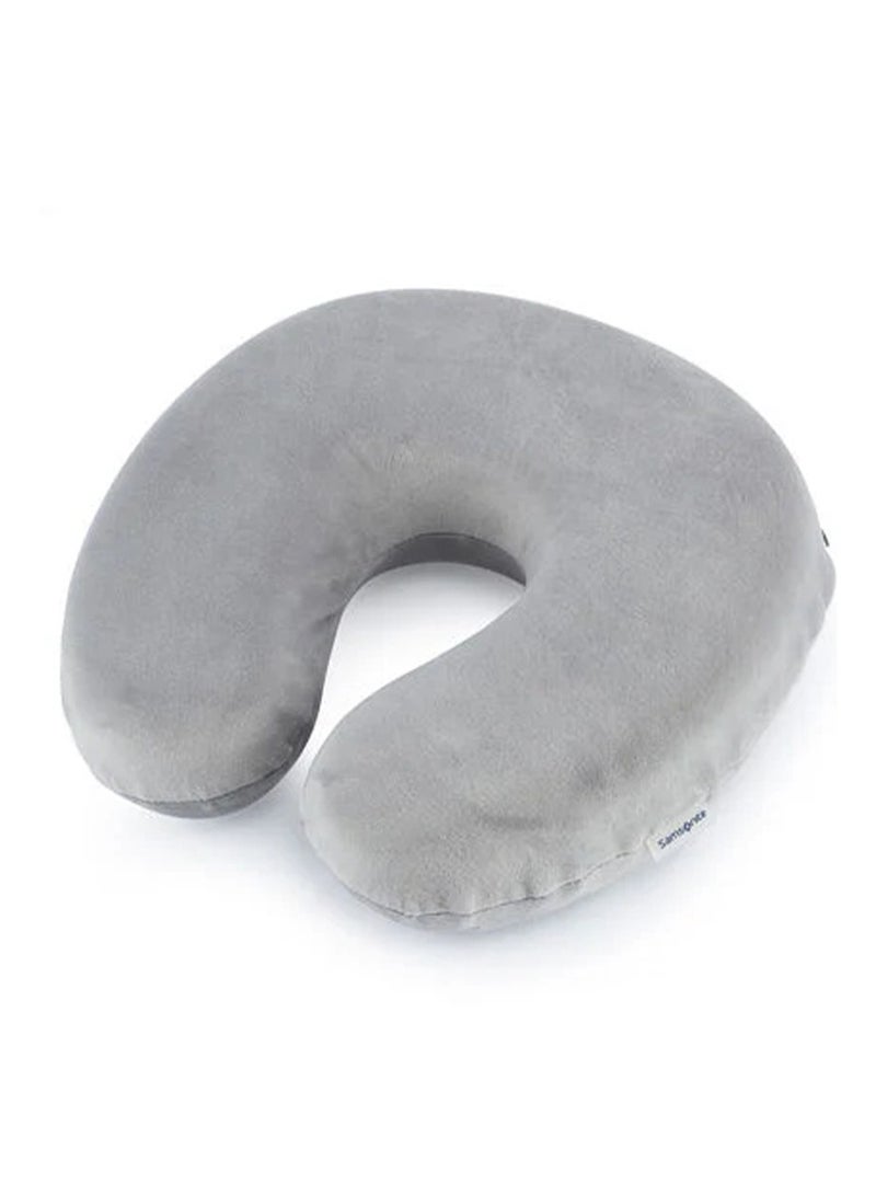 Samsonite Memory Foam Pillow Soft, Grey|Lightweight & Compact|Designed for comfort - Image 1