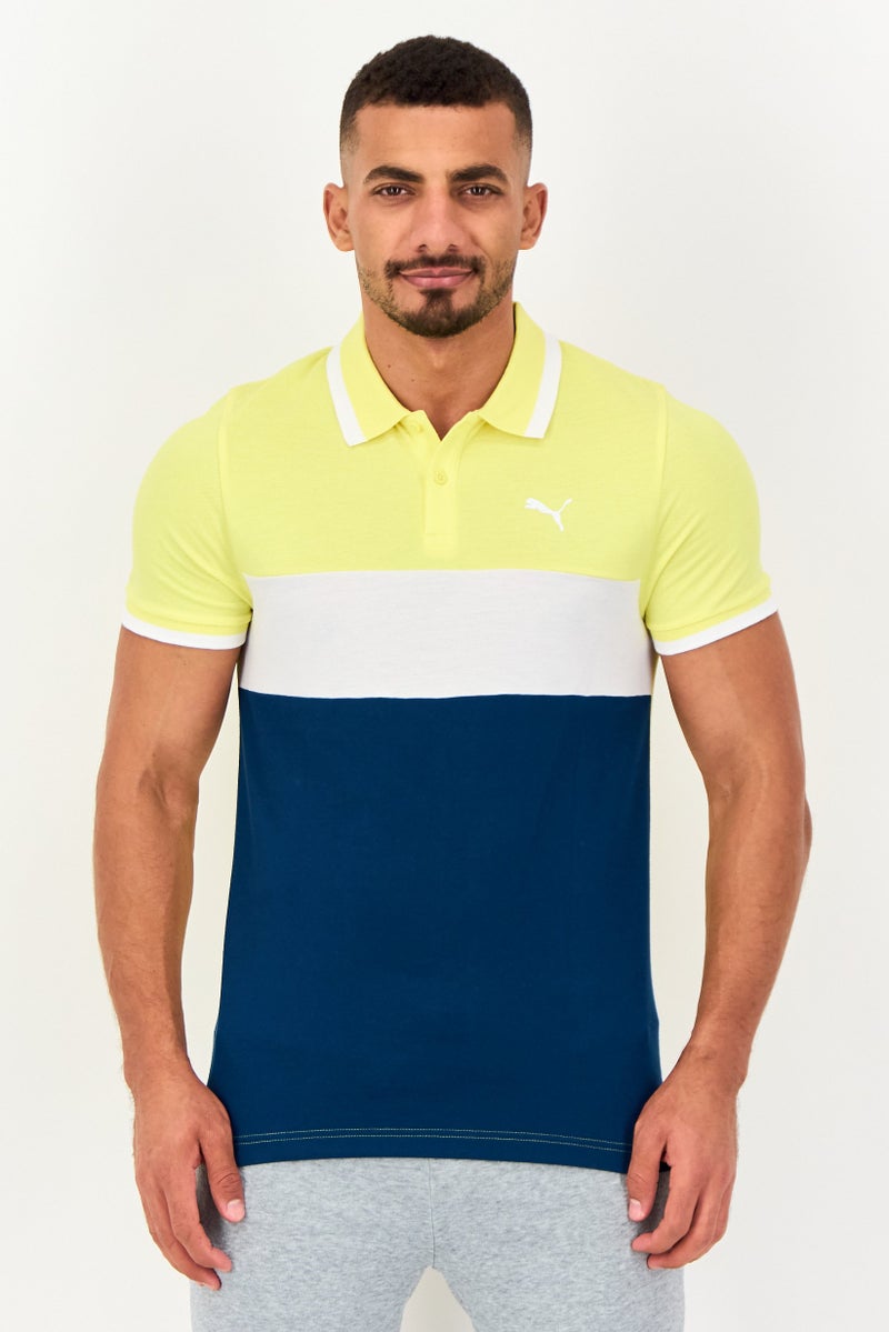 PUMA Men Slim Fit Short Sleeve Outdoor Polo Shirt, Multicolor - Image 1
