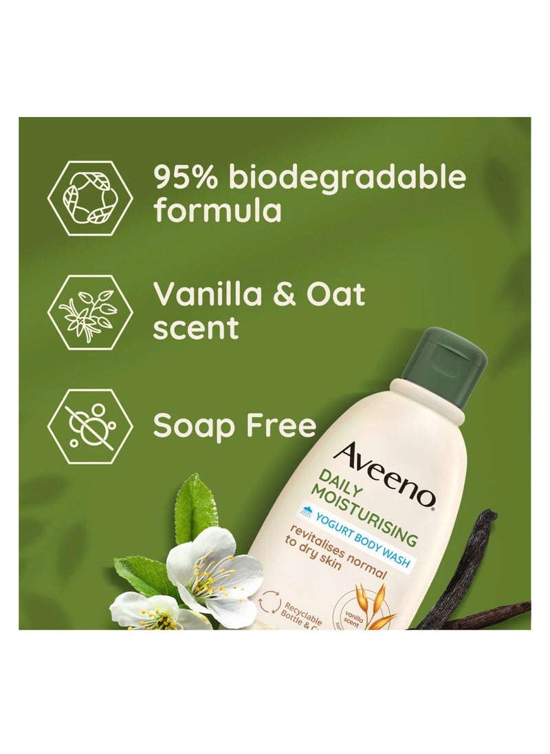 Aveeno - Aveeno Daily Moisturizing Yogurt Body Wash 300ml Vanilla & Oat Scent - Image 1