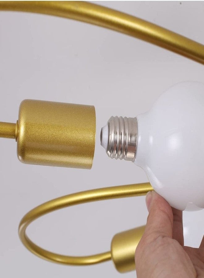Cruv Golden Finish Hanging Light, Jhoomar for Bedroom, Living Room, Restaurants and Hotels - Image 4