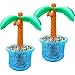 PARENTSWELL 63 Drink Cooler for Parties 2 Pack Inflatable Palm Tree Ice Bucket for BBQ Picnic Pool Party Bachelorette Supplies Floating Cooler for Hawaiian Luau Tropical Summer Party Decorations - Image 4
