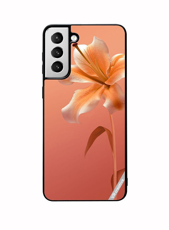VR CREATIVE Protective Case Cover For Samsung Galaxy S22 5G Flower Design Multicolour - Image 1