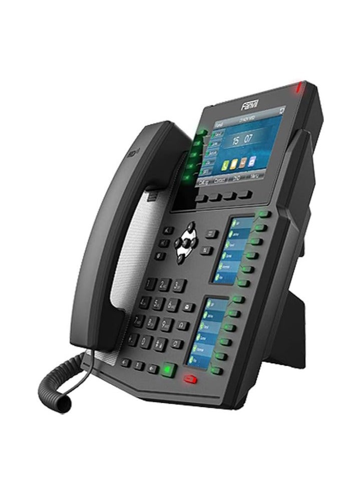 فانفيل Fanvil X6U 6 line Ultra-Elegant Gigabit Triple Color Screen Phone,60 DSS - Image 3